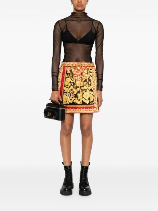 25FW 베르사체 숏 스커트 1020295 1A15215 5R650 Multicolor - VERSACE