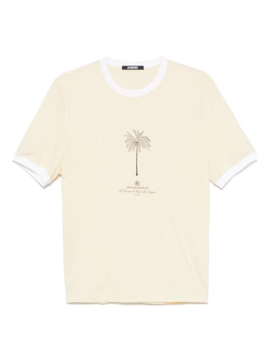 25SS 자크뮈스 반팔 티셔츠 255JS281 2463 1IZ Neutrals