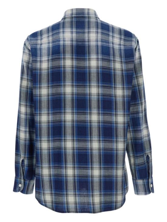 25FW 디스퀘어드2 긴팔 셔츠 S74DM0958 D35206 001F Blue - DSQUARED2