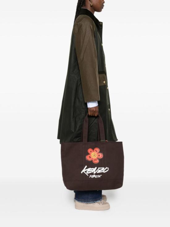 25FW 겐조 토트백 FF68SA911F36 91 Brown - KENZO