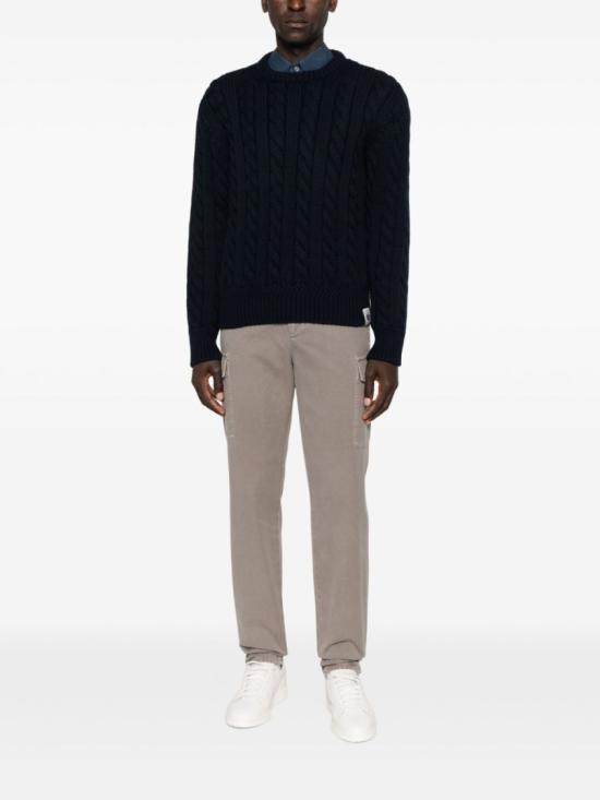 25FW 발리 니트웨어 MKN07V WO046 U591 Blue - BALLY