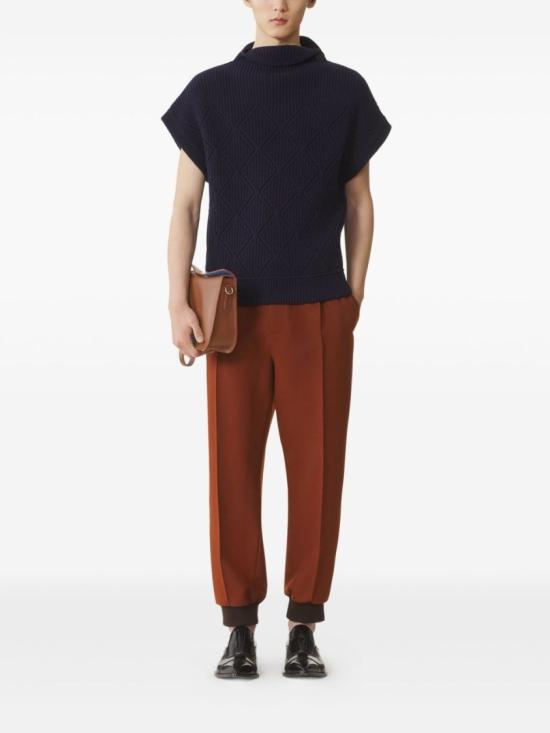 25FW 랑방 니트 베스트 RM PO0001 K066 H25 256 Blue - LANVIN