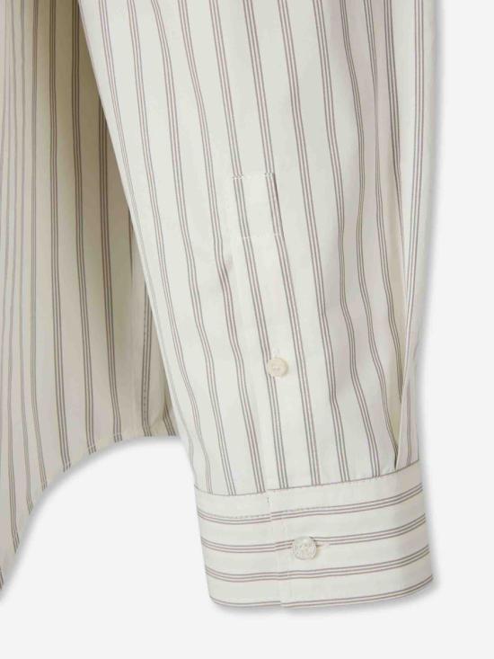 26SS 아크네 스튜디오 긴팔 셔츠 BB0670CHD OFF WHITE GREY DOM - ACNE STUDIOS