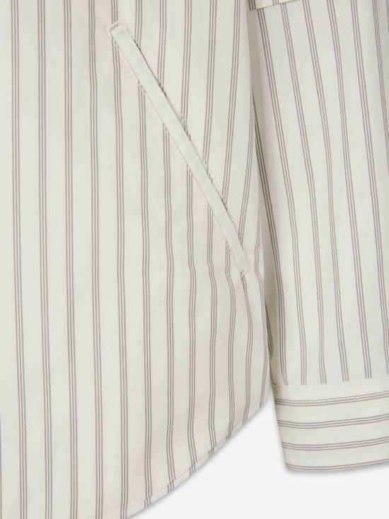 26SS 아크네 스튜디오 긴팔 셔츠 BB0670CHD OFF WHITE GREY DOM - ACNE STUDIOS