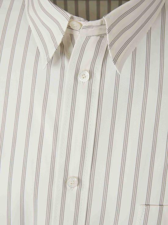 26SS 아크네 스튜디오 긴팔 셔츠 BB0670CHD OFF WHITE GREY DOM - ACNE STUDIOS