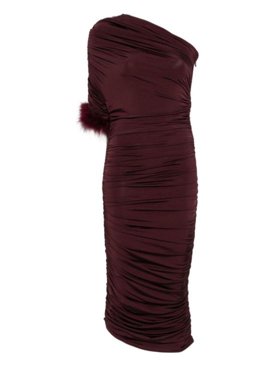 25FW 뮈글러 미디 원피스 25F3RO1788688 3020 Burgundy