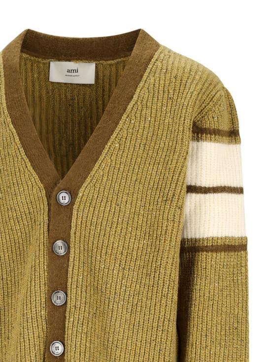 25FW 아미 니트웨어 HKC358 KN0111 374 Green - AMI