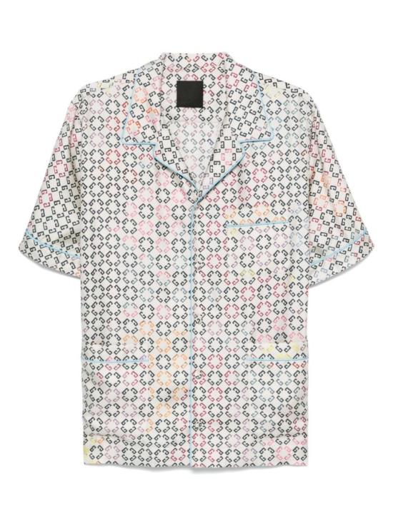 지방시 반팔 셔츠 BM613U15Z8 960 Multicolor