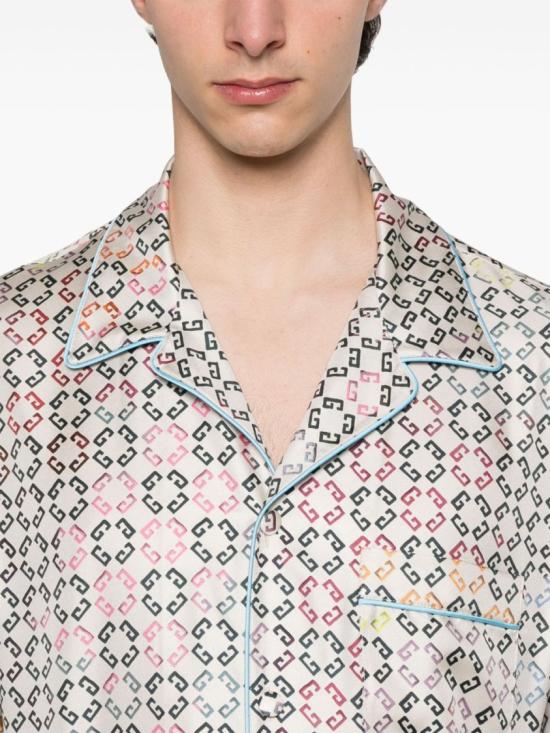  지방시 반팔 셔츠 BM613U15Z8 960 Multicolor - GIVENCHY
