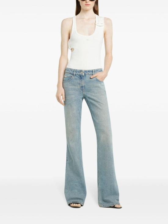 25FW 쿠레쥬 데님 팬츠 VESDPA918DE0041 7052 Blue - COURREGES