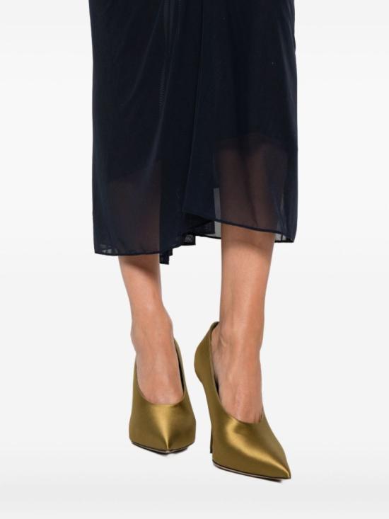 25FW 뮈글러 롱 스커트 25F3JU0560595 6115 Blue - MUGLER