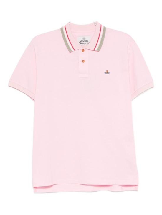 25FW 비비안웨스트우드 폴로 티셔츠 2H01000P J0009 G405 Pink
