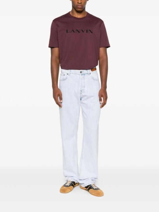 25FW 랑방 반팔 티셔츠 RM TS0012 J300 H25 355 Purple - LANVIN