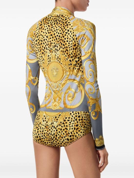 25FW 베르사체 바디수트 티셔츠 1005321 1A16251 5E700 Multicolor - VERSACE