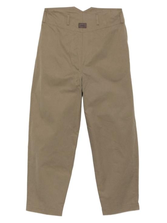 25FW 모스키노 스트레이트 팬츠 A0303 5518 0426 Green - MOSCHINO