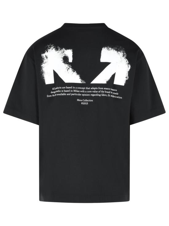 26SS 오프화이트 폴로 티셔츠 44MAA120S26J008001 Black - OFF WHITE