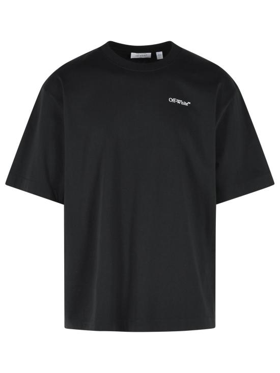 26SS 오프화이트 폴로 티셔츠 44MAA120S26J008001 Black