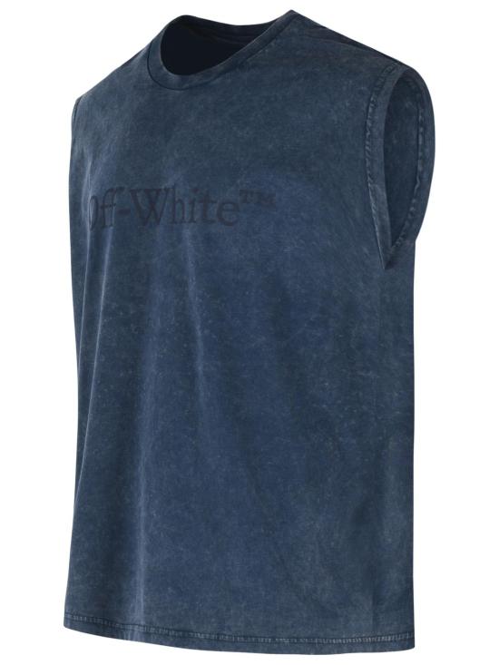 26SS 오프화이트 민소매 티셔츠 44MAC02FS26J001401 Blue - OFF WHITE