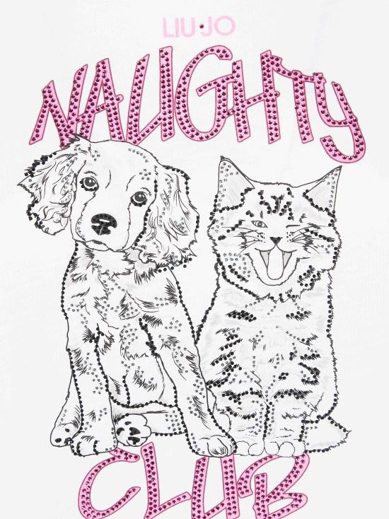 26SS 리우조 반팔 티셔츠 WA6132JS923 P9265 BIANCO - LIU JO