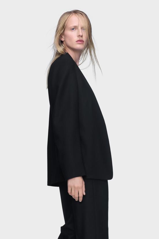 26SS 마르지엘라 칼라리스 블레이저 S50BN0318 S47782 900 Black - MAISON MARGIELA