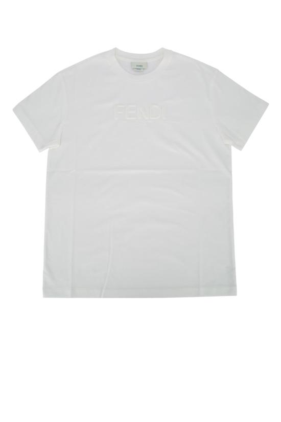 26SS [키즈] 펜디 티셔츠 JUI2027AJ F0TU9 GESSO