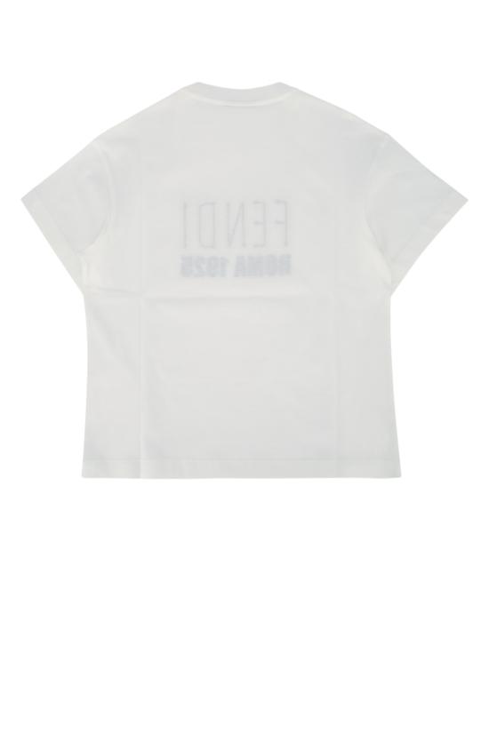 26SS [키즈] 펜디 티셔츠 JUI2047AJ F1PCP GESSOLINEN - FENDI