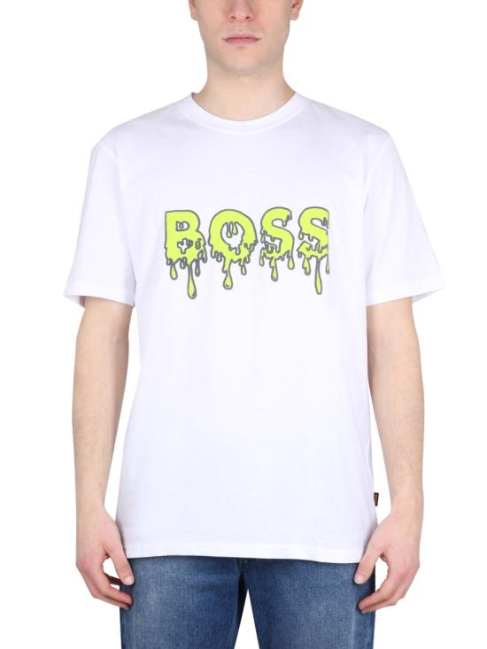  보스 반팔 티셔츠 50491718 10241839101 WHITE