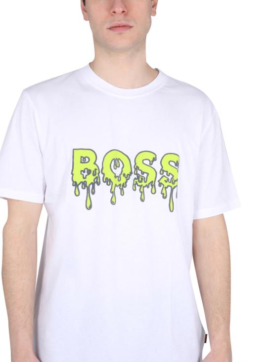  보스 반팔 티셔츠 50491718 10241839101 WHITE - BOSS