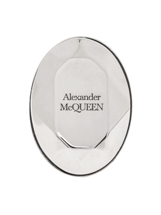 26SS 알렉산더 맥퀸 반지 748093J160Y0446 SILVER - ALEXANDER MCQUEEN