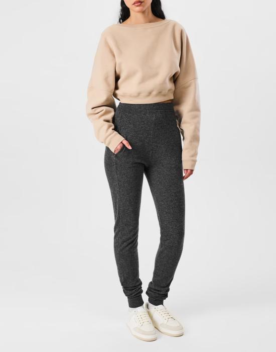 26SS 생로랑 크롭 스웨트셔츠 770879Y36SW9921 BEIGE - SAINT LAURENT