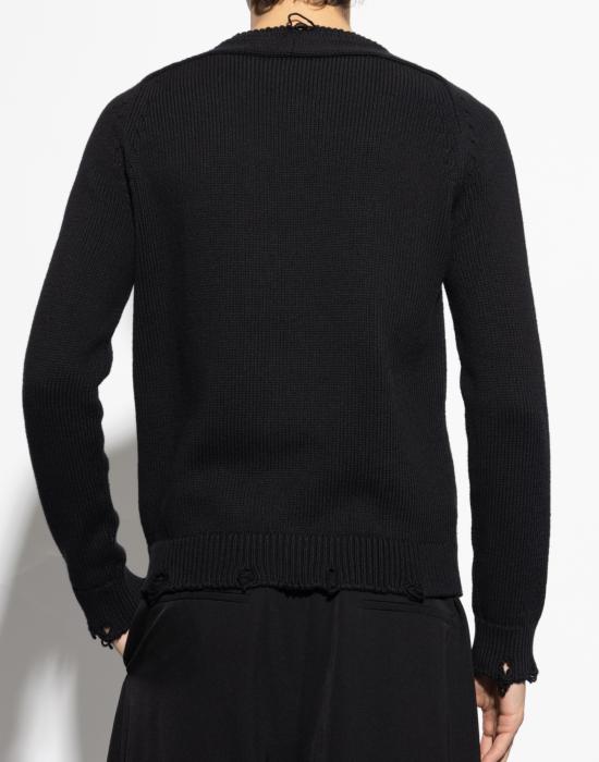 25FW 생로랑 스웨터 604798YALO21000 BLACK - SAINT LAURENT