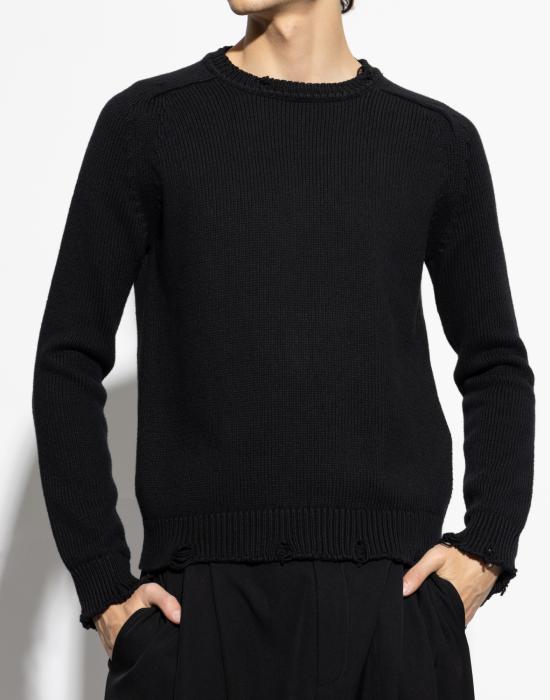 25FW 생로랑 스웨터 604798YALO21000 BLACK - SAINT LAURENT