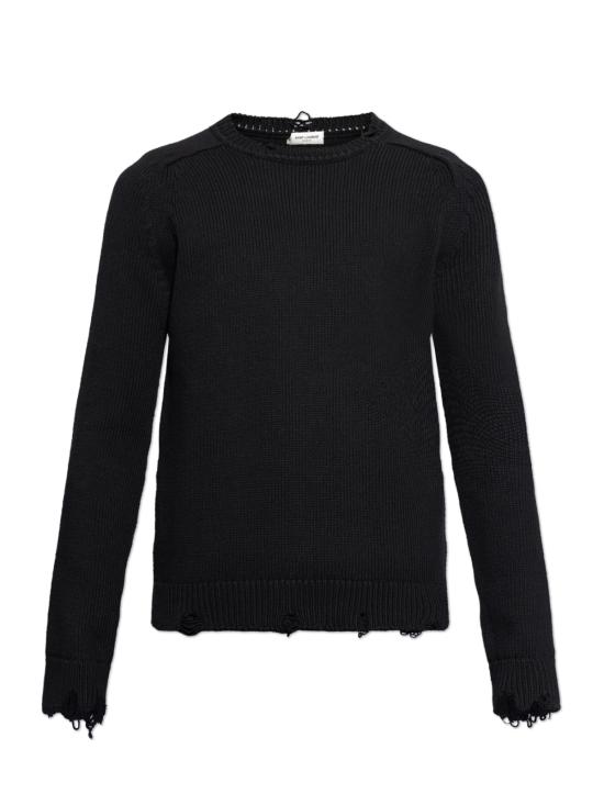 25FW 생로랑 스웨터 604798YALO21000 BLACK