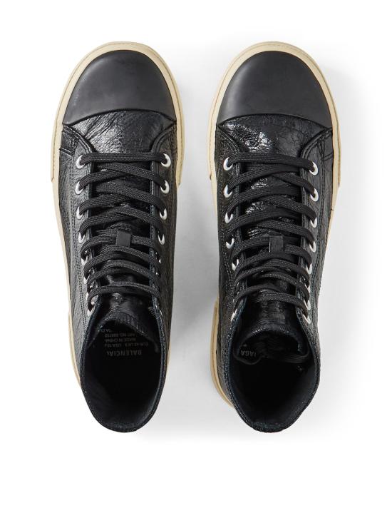 26SS 발렌시아가 레이스업 스니커즈 688752W3RCA1090 BLACK - BALENCIAGA