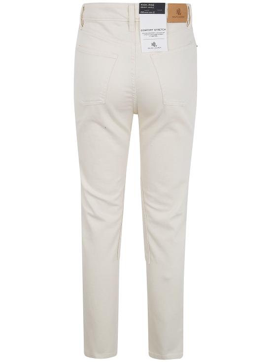 26SS 랄프 로렌 스트레이트 팬츠 200P03636001 CREAM WHITE - RALPH LAUREN