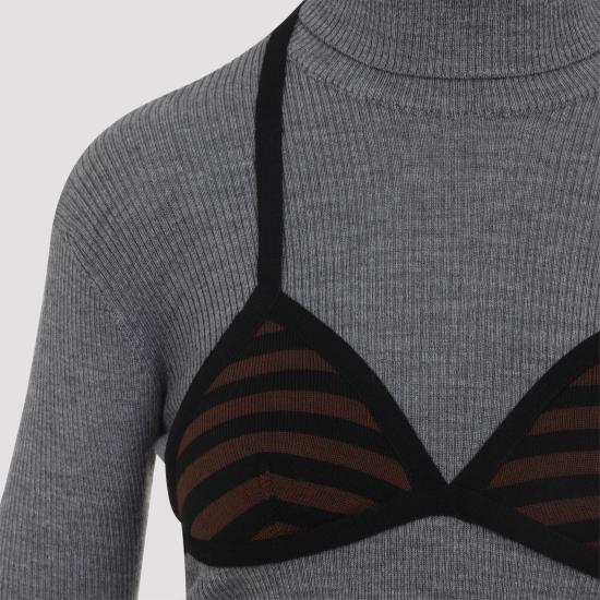 26SS 모스키노 스웨터 261E09270500 2497 GREY - MOSCHINO