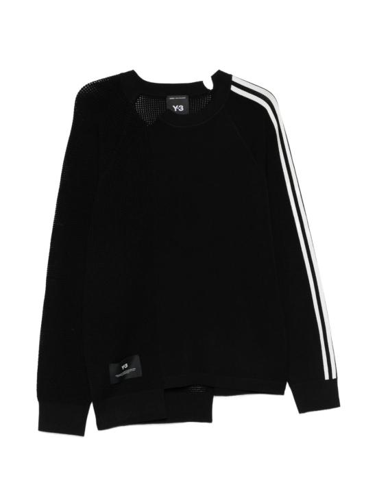 26SS 와이쓰리 스웨터 KR2395BLACKCWHITE