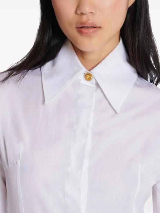 26SS 발망 셔츠 GF1HS460CG220FB WHITE - BALMAIN