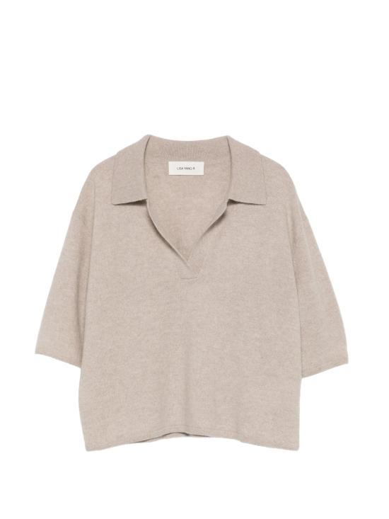 26SS 리사 양 반팔 티셔츠 2025103SA BEIGE