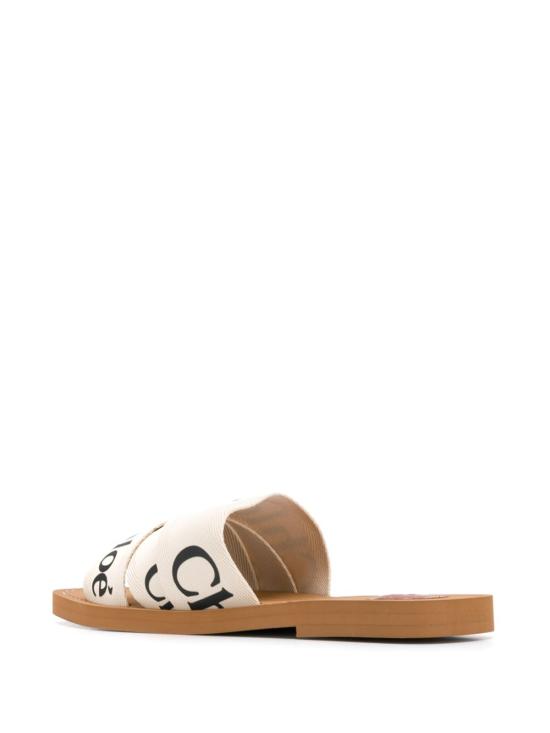 26SS 끌로에 우디 플랫 뮬 CHC22U188Z3101 WHITE - CHLOE