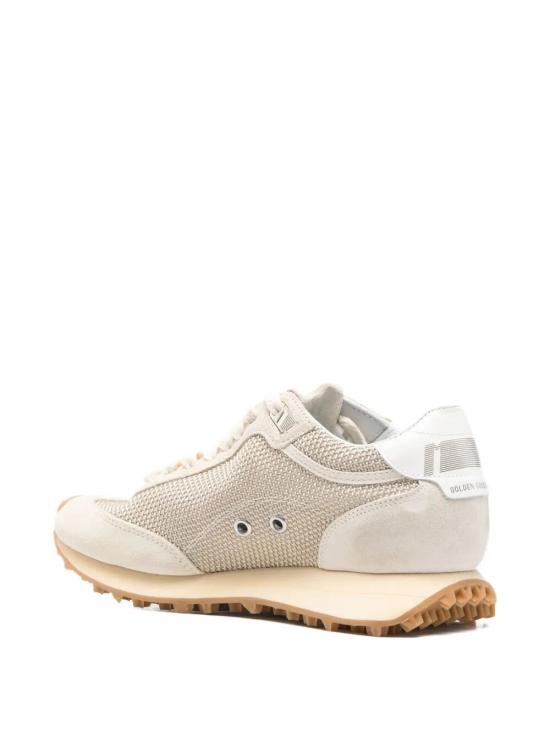 26SS 골든구스 메쉬 스웨이드 어퍼 & 블랙 스타 마라톤 스니커즈 GWF00683F00784015259 BEIGE - GOLDEN GOOSE
