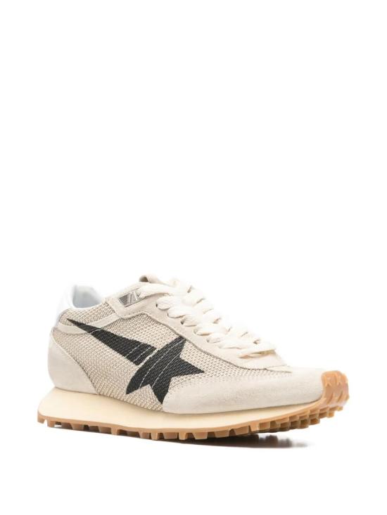 26SS 골든구스 메쉬 스웨이드 어퍼 & 블랙 스타 마라톤 스니커즈 GWF00683F00784015259 BEIGE - GOLDEN GOOSE