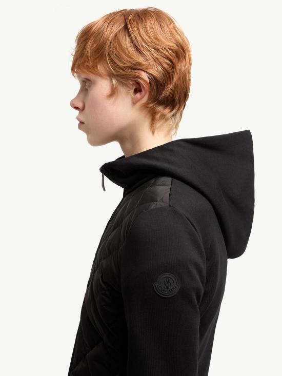 26SS 몽클레어 후드 티셔츠 L10938G0001389B02999 BLACK - MONCLER