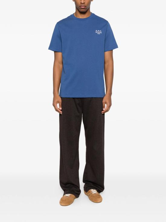 26SS 아페쎄 반팔 티셔츠 COHBUM26388TIC BLUE - A.P.C.