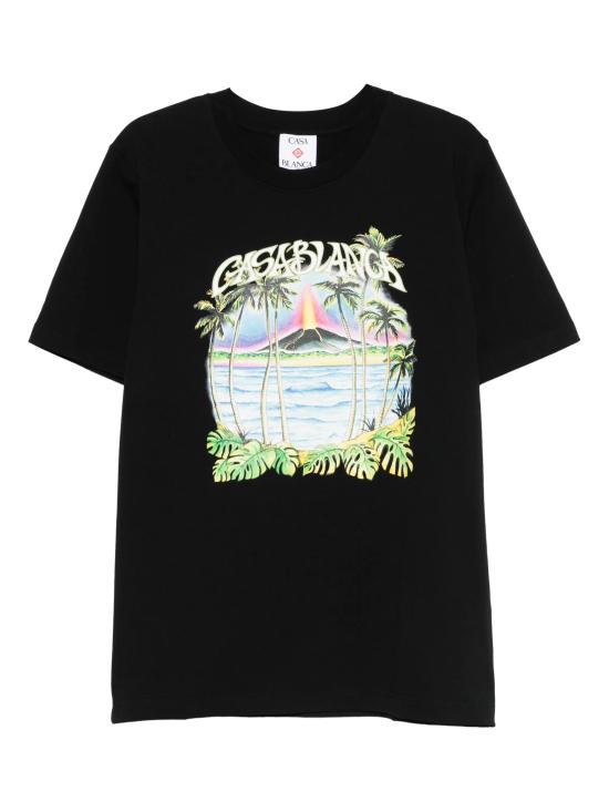 26SS 카사블랑카 반팔 티셔츠 MSP26JTS00121 BLACK