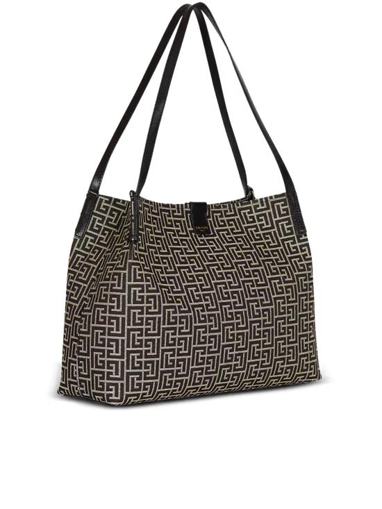 26SS 발망 토트백 GN1FF034TJMBGFE BLACK - BALMAIN