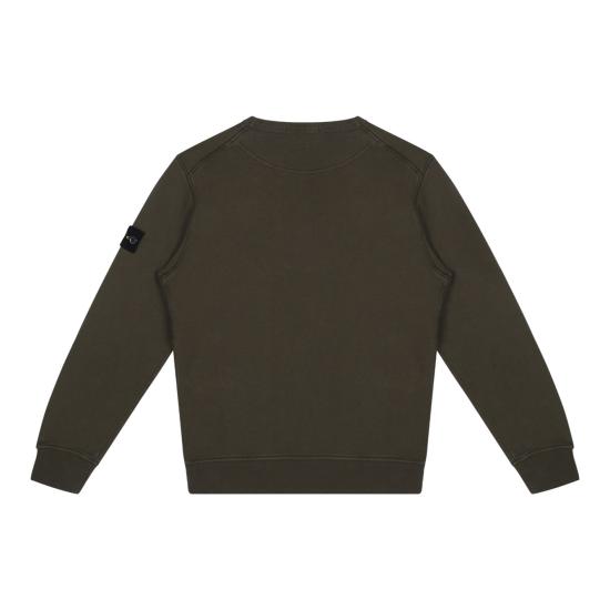 25SS [키즈] 스톤 아일랜드 니트/스웻셔츠 66100011V0054 MILITARY GREEN - STONE ISLAND