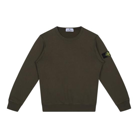 25SS [키즈] 스톤 아일랜드 니트/스웻셔츠 66100011V0054 MILITARY GREEN