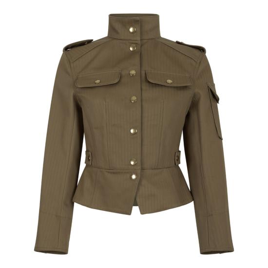 26SS 알렉산더 맥퀸 자켓 851057QFABR2727 BROWN