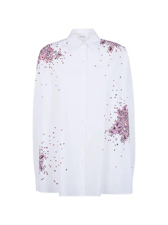 26SS 드리스 반 노튼 셔츠 2611307593314 001 WHITE - DRIES VAN NOTEN